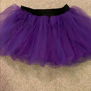 Purple sparkle tutu small/medium
